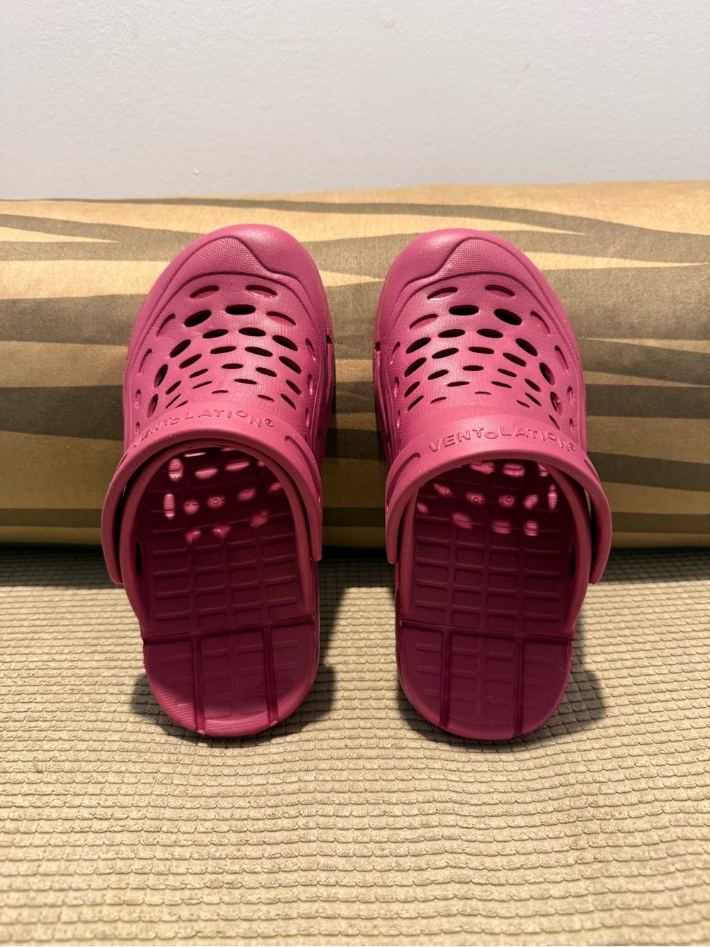 Pink Ventolations Slip-On Clogs